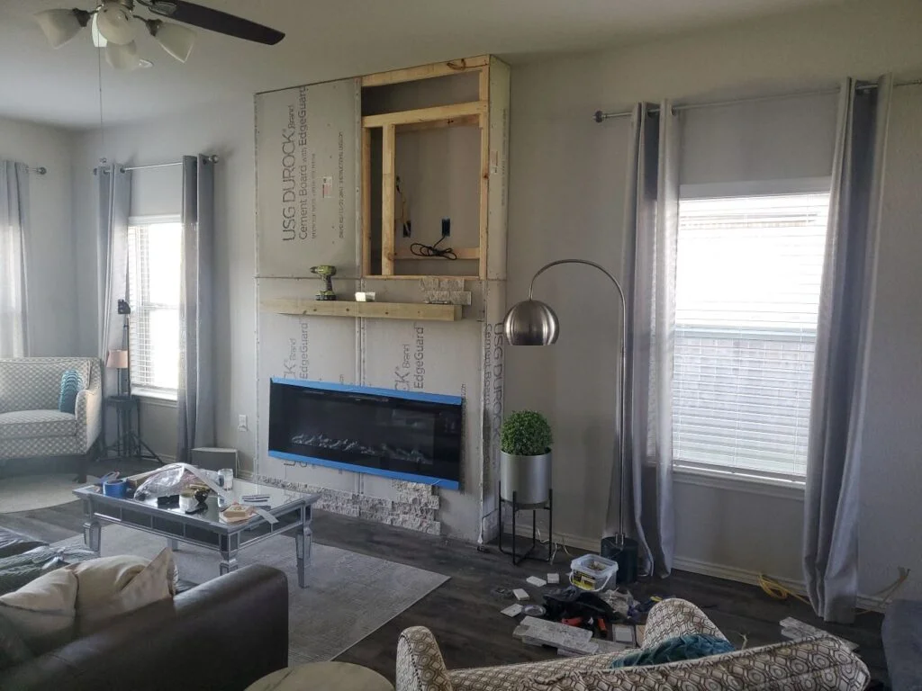 Building Fireplace DIY