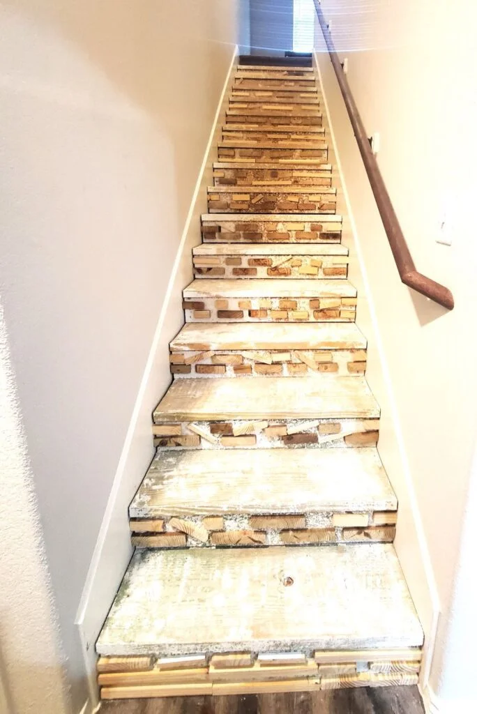 DIY stairs makeover
