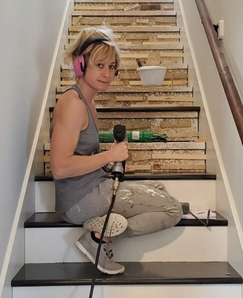 DIY stairs makeover