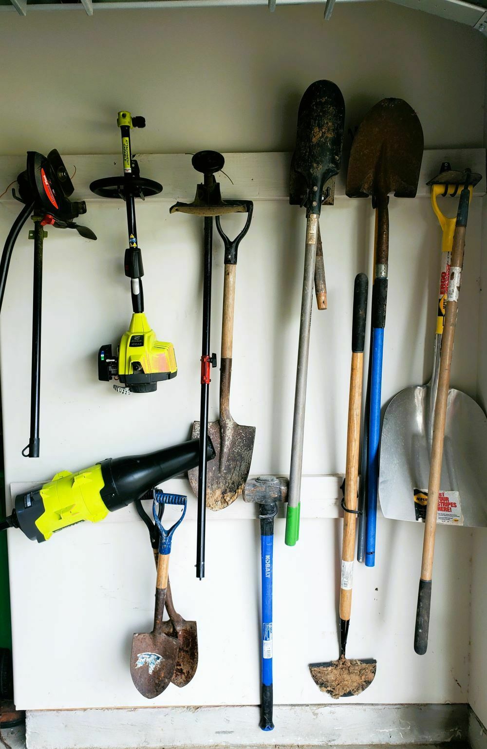 Easy, Cheap DIY Garage Shelves and Organization