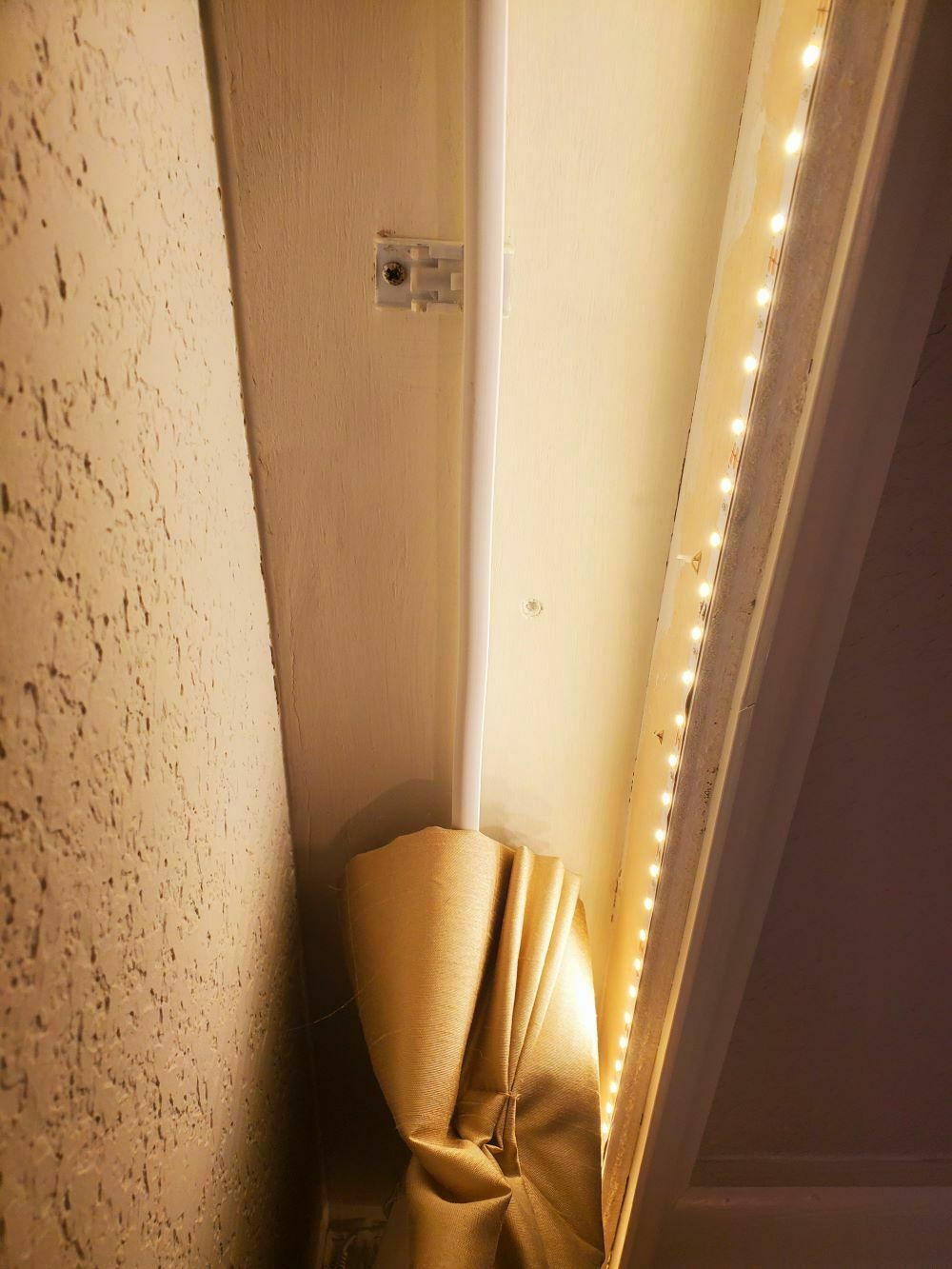Floor-to-Ceiling Curtains with LED Lighting (Luxury Look on a Budget)
