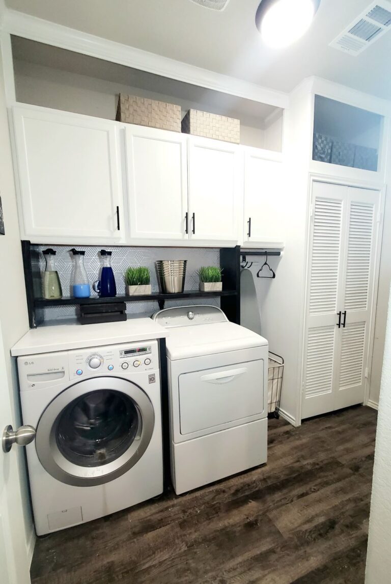 DIY Laundry Room Makeover on a Budget » Better by Marie DIY Projects ...
