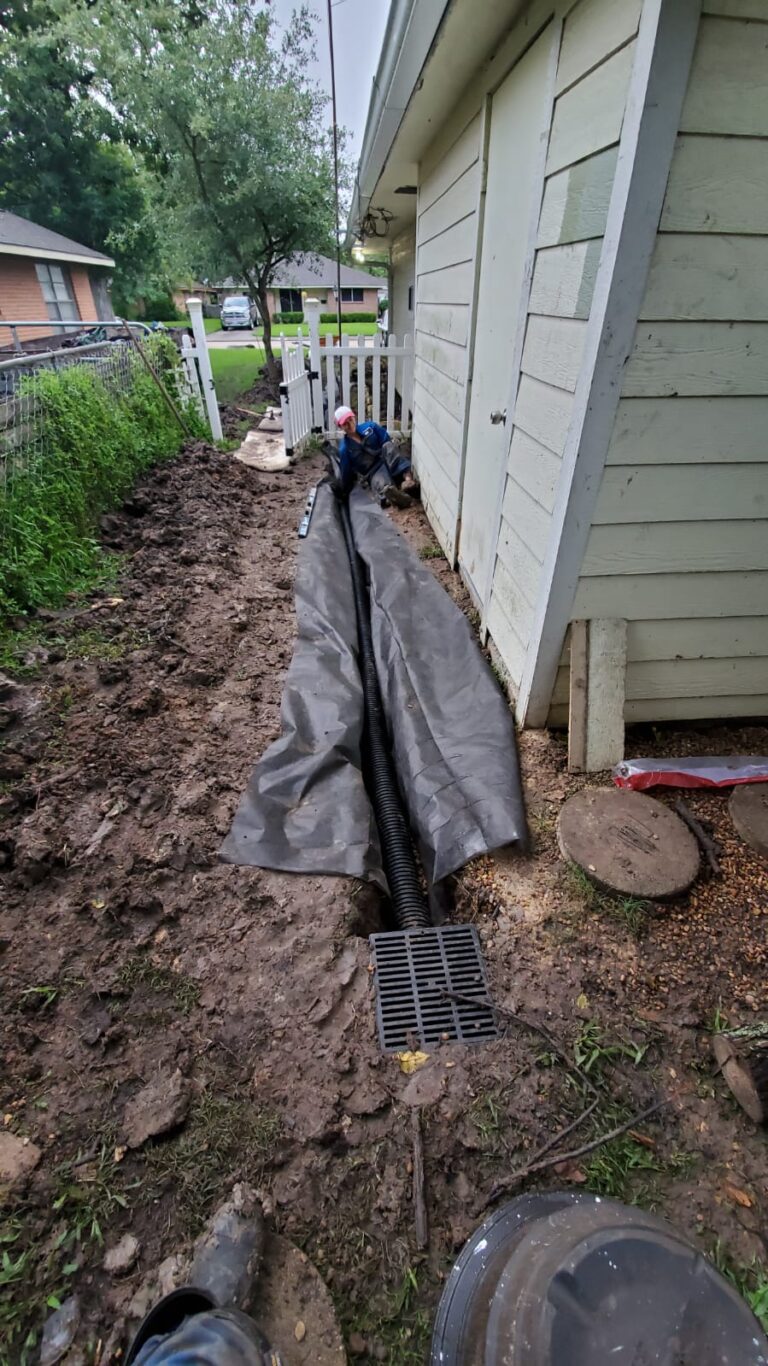 How to Install a French Drain (Torrential Rain Drainage Solution)