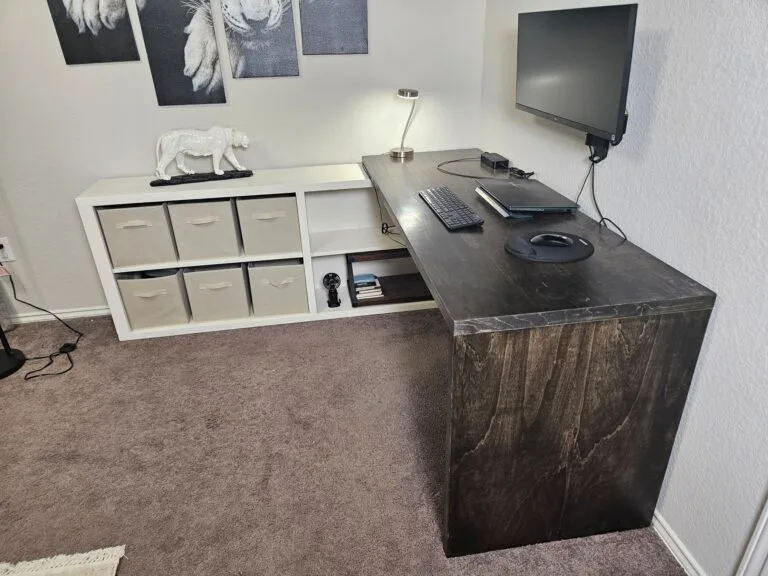 DIY Budget Desk Build: Custom Office Desk Using Plywood